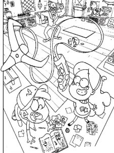 Gravity Falls coloring page 16 - Free printable
