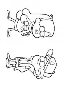 Gravity Falls coloring page 17 - Free printable