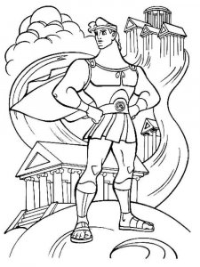Hercules coloring page 25 - Free printable