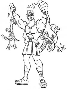 Hercules coloring page 9 - Free printable