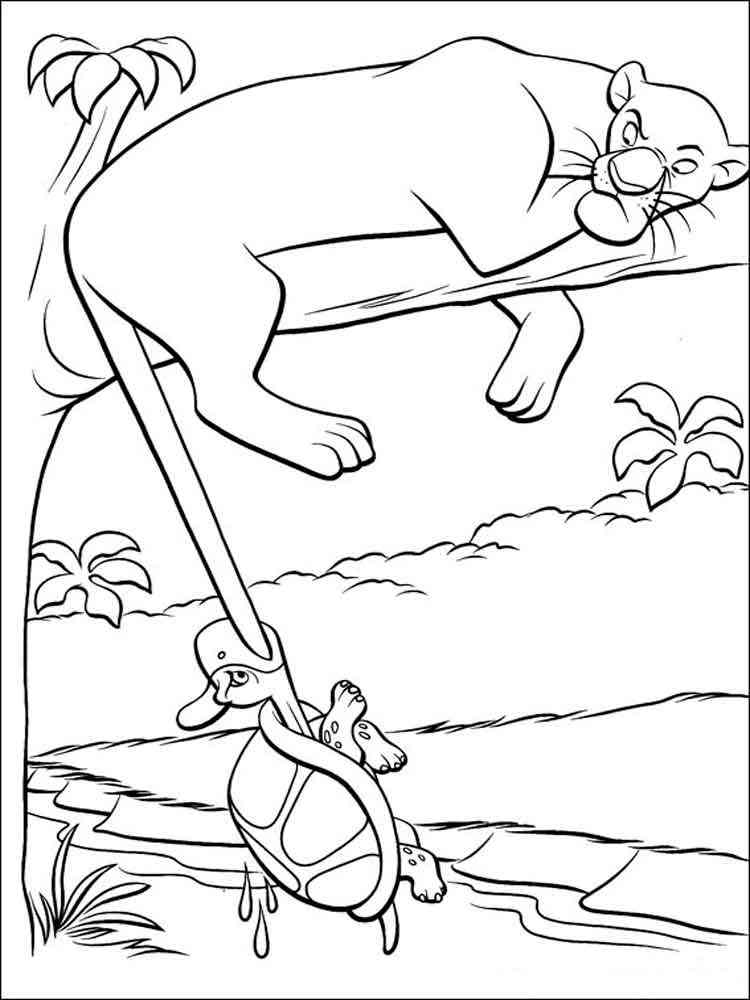 Jungle Book coloring pages. Download and print Jungle Book ...