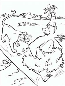 Jungle Book coloring page 11 - Free printable