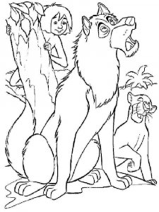 Jungle Book coloring page 15 - Free printable