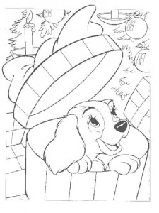 Lady and the Tramp coloring page 18 - Free printable