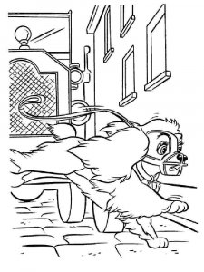 Lady and the Tramp coloring page 25 - Free printable