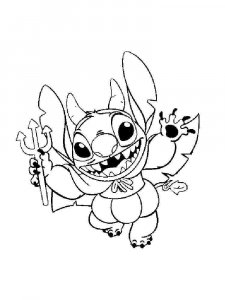 Lilo & Stitch coloring page 17 - Free printable
