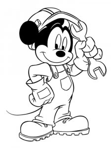 Mickey Mouse coloring page 63 - Free printable