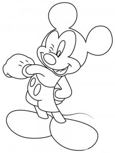 Mickey Mouse coloring page 64 - Free printable