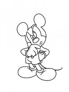 Mickey Mouse coloring page 86 - Free printable