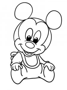 Mickey Mouse coloring page 51 - Free printable