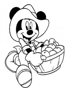 Mickey Mouse coloring page 32 - Free printable