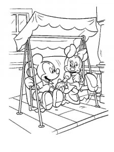 Mickey Mouse coloring page 7 - Free printable