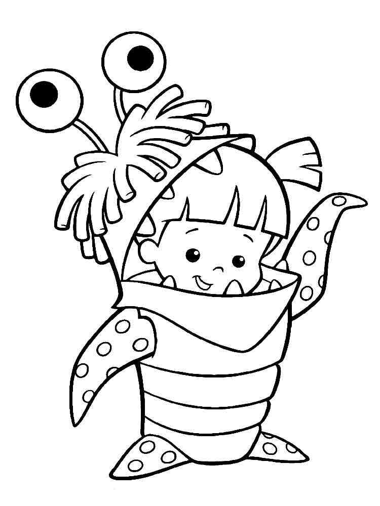 Monsters, inc. coloring pages. Download and print Monsters, inc