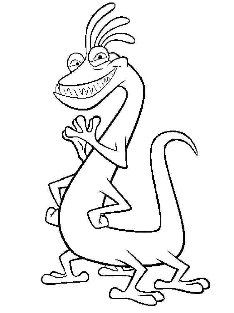Monsters, inc. coloring pages. Download and print Monsters, inc