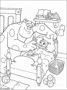 Monsters, Inc. coloring page 11 - Free printable