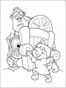 Monsters, Inc. coloring page 12 - Free printable