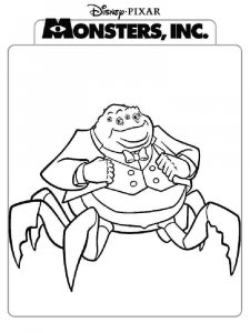 Monsters, Inc. coloring page 16 - Free printable