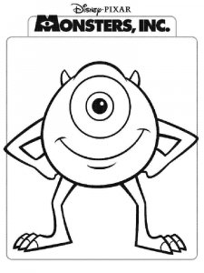 Monsters, Inc. coloring page 17 - Free printable