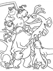Monsters, Inc. coloring page 3 - Free printable