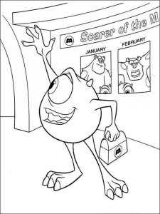 Monsters, Inc. coloring page 30 - Free printable