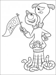Monsters, Inc. coloring page 31 - Free printable