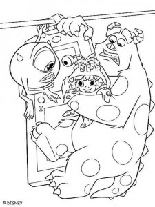 Monsters, Inc. coloring page 4 - Free printable