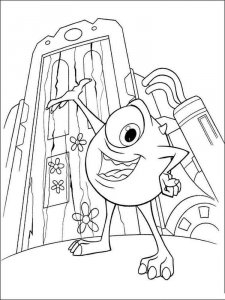 Monsters, Inc. coloring page 5 - Free printable