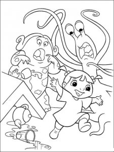 Monsters, Inc. coloring page 7 - Free printable