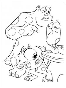 Monsters, Inc. coloring page 9 - Free printable