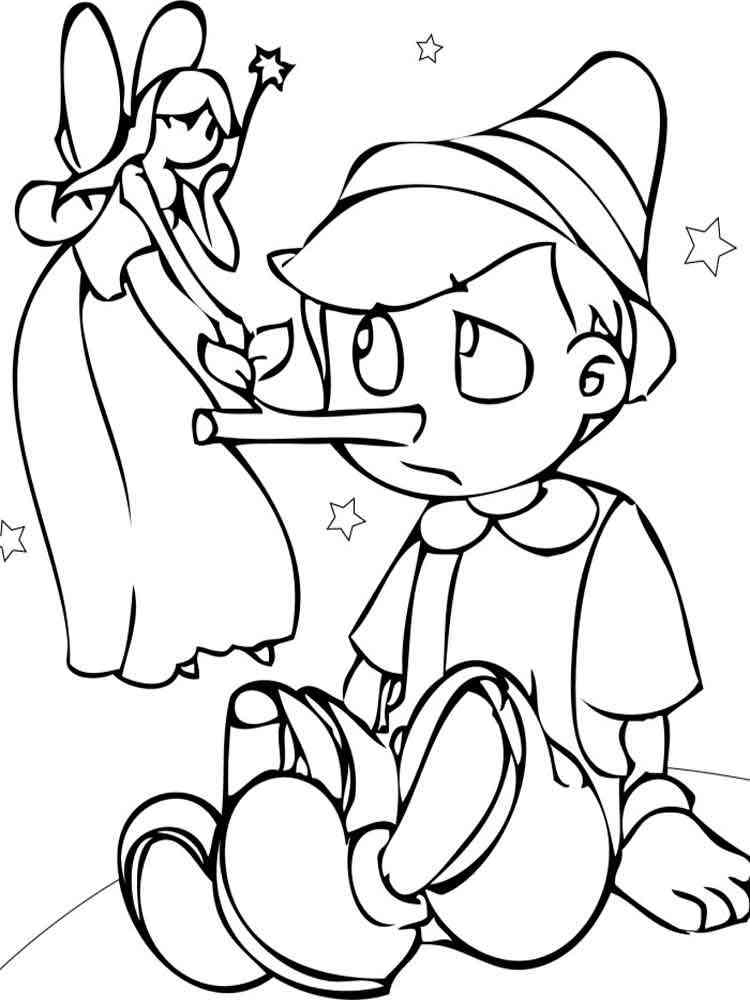 pinocchio coloring pages 1