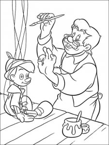 Pinocchio coloring page 22 - Free printable