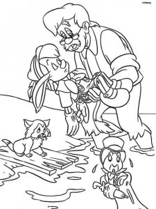 Pinocchio coloring page 23 - Free printable