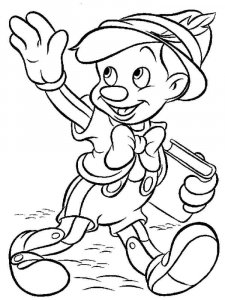 Pinocchio coloring page 24 - Free printable