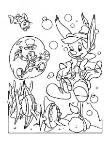 Pinocchio coloring page 25 - Free printable