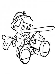 Pinocchio coloring page 26 - Free printable