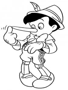 Pinocchio coloring page 27 - Free printable