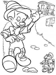 Pinocchio coloring page 3 - Free printable