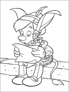 Pinocchio coloring page 32 - Free printable