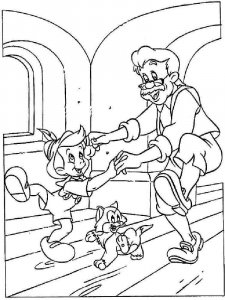 Pinocchio coloring page 33 - Free printable
