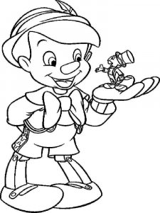 Pinocchio coloring page 34 - Free printable