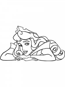 Sleeping Beauty coloring page 13 - Free printable