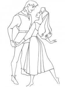 Sleeping Beauty coloring page 16 - Free printable