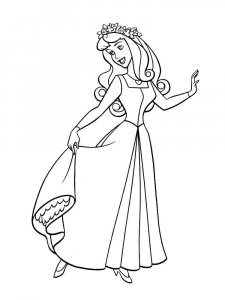 Sleeping Beauty coloring page 20 - Free printable