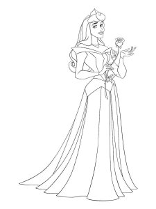 Sleeping Beauty coloring page 21 - Free printable