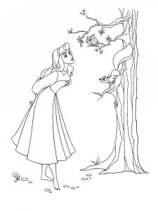 Sleeping Beauty coloring page 26 - Free printable
