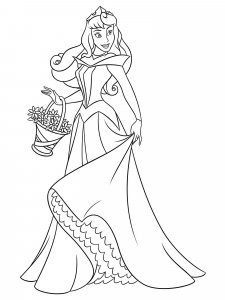 Sleeping Beauty coloring page 28 - Free printable