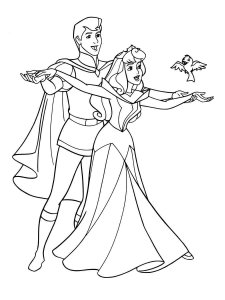 Sleeping Beauty coloring page 34 - Free printable