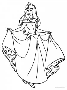 Sleeping Beauty coloring page 6 - Free printable