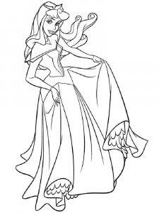 Sleeping Beauty coloring page 35 - Free printable