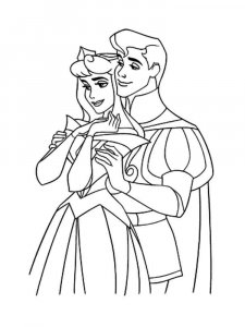 Sleeping Beauty coloring page 46 - Free printable
